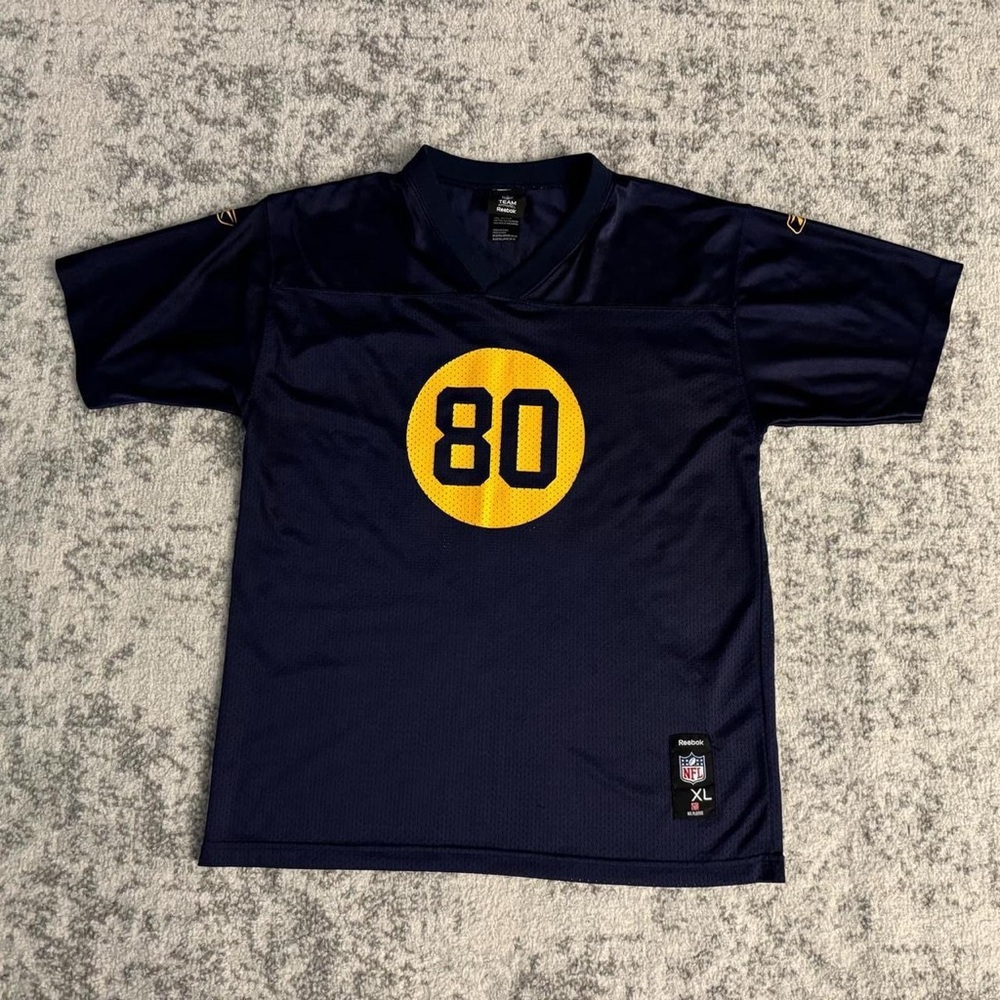 Youth XL Reebok Donald Driver Green
Bay Packers Navy Blue Throwback Jersey